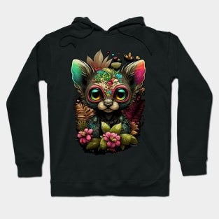 Colorful Tribal Fox Hoodie